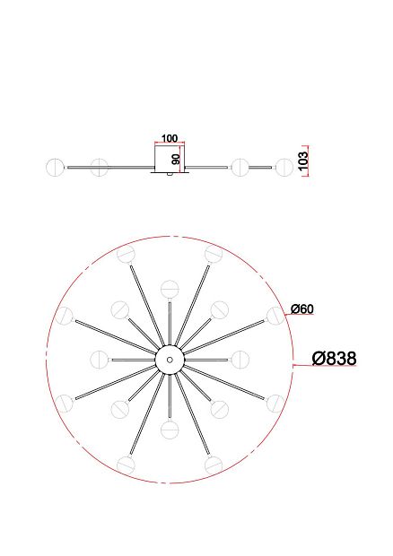 Потолочный светильник Celebrity FR5242CL-16B