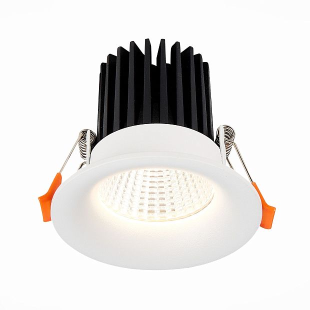 Св-к встр. Белый LED 1*10W 4000K 900Lm Ra>90 38° IP20 D85xH75 170-240V