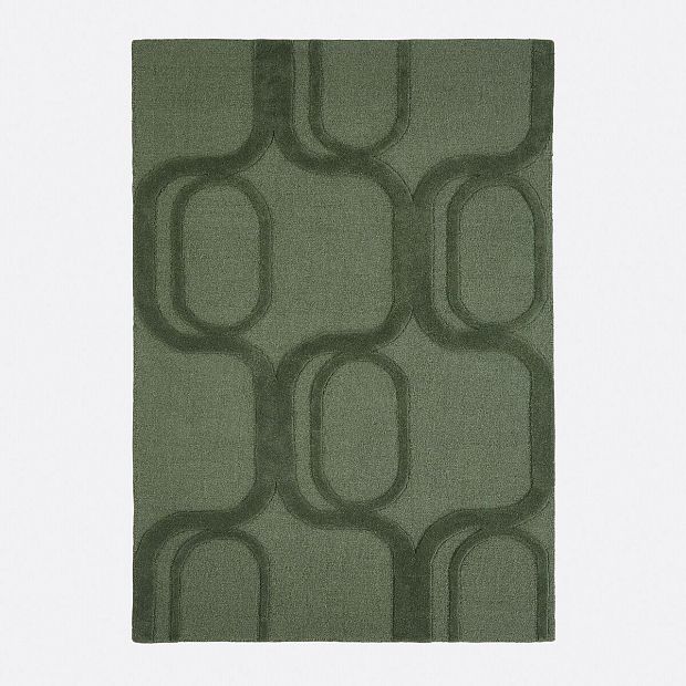 Ковер 100 шерсть Massimo 200 x 290 см зеленый