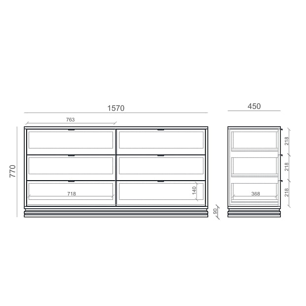 Комод TLD059