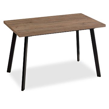 Обеденный стол ALEX 120 ламинат серо-коричневый