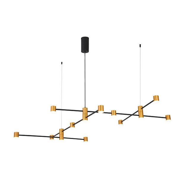 Светильник подвесной ANICHITA Золотистый, Черный/Белый LED 22*3W 3000K