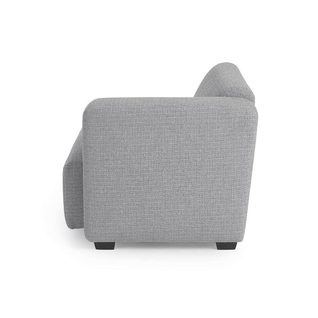 Legara grey seat with left-hand armrest 80 cm