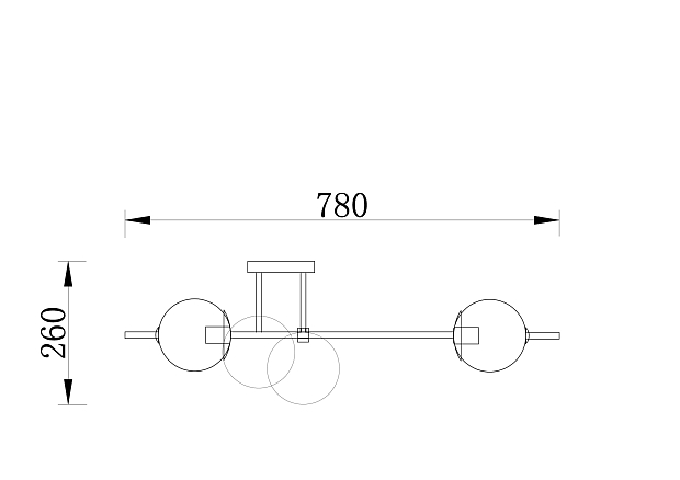 Потолочный светильник Freya FR5205PL-06BS