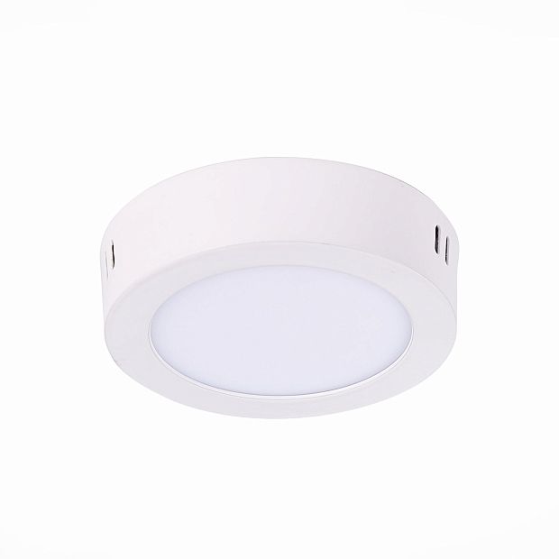 Светильник настенно-потолочный Белый LED 1*6W 3000K 330Lm Ra80 120° IP20 D110xH28 90-26