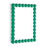 Превью Зеркало из дерева гевеи с лаковым покрытием 28 x 386 см Lomia единый размер зеленый