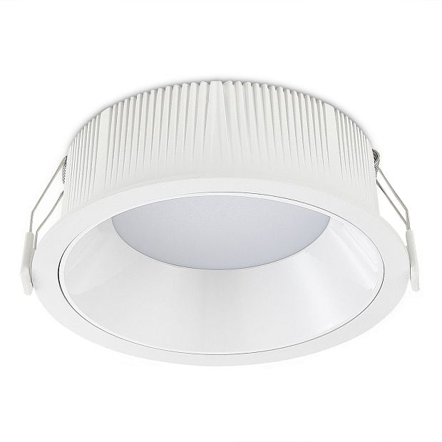 Св-к встр. Белый LED 1*18W 3000K 1 620Lm Ra80 120° IP20 D160xH60 100-240V