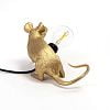 Превью Настольная лампа Mouse Lamp Lyie Down Gold USB