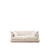 Превью Gala 3-х местный диван с двойным шезлонгом бежевого цвета 210 см