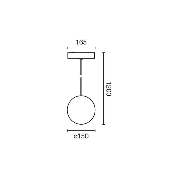 Подвеска Neso Unik 2700K Черный Casambi