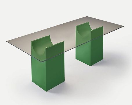 Обеденный стол Vestige лак/стеккло