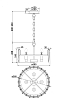 Превью Подвесной светильник Puntes MOD043PL-04CH