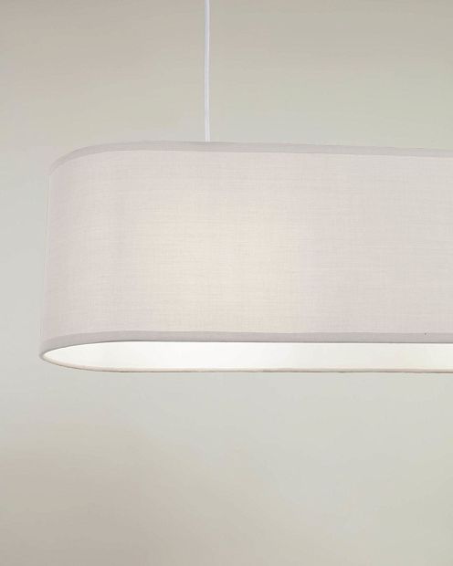 Palette lampshade in white 20 x 75 cm