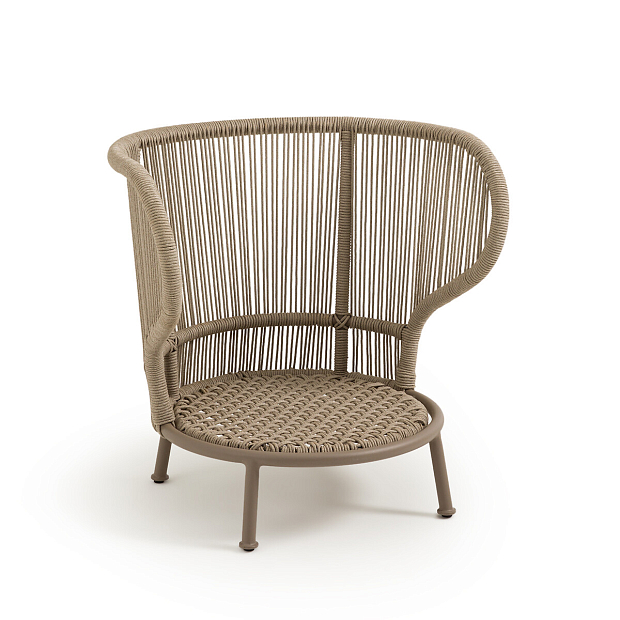 Кресло садовое Cabestan дизайн Э Галлина каштановый