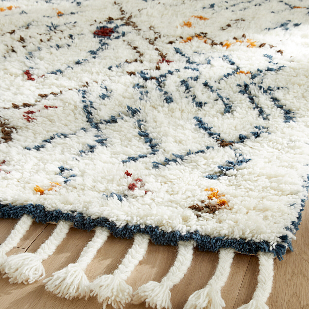 Tapis berbre pais en laine tiss main Naroun 200 x 290 см разноцветный