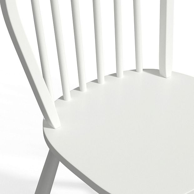 Комплект из 2 стульев с решетчатой спинкой WINDSOR единый размер белый