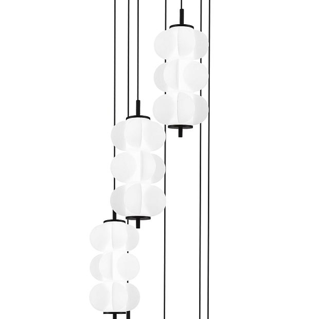 Светильник подвесной TALISMAN Черный/Белый LED 7*8W 3000K