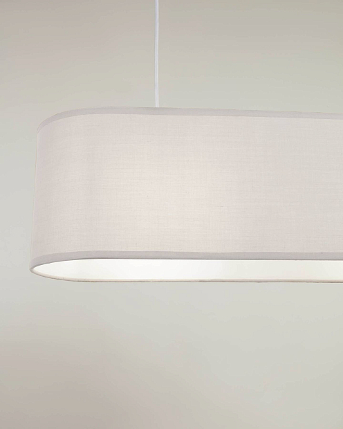 Palette lampshade in white 20 x 75 cm