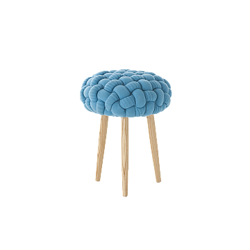 Табуретка Knitted Stools Blue