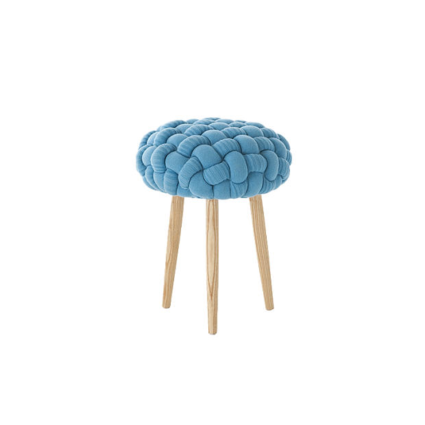 Табуретка Knitted Stools Blue