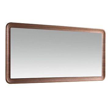 Прямоугольное настенное зеркало 3248/415-G в раме из ореха 120 x 60