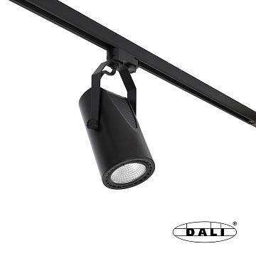 Трековый светильник Mini Sigma черный LED CRI95 20,5W 2700K 56є DALI