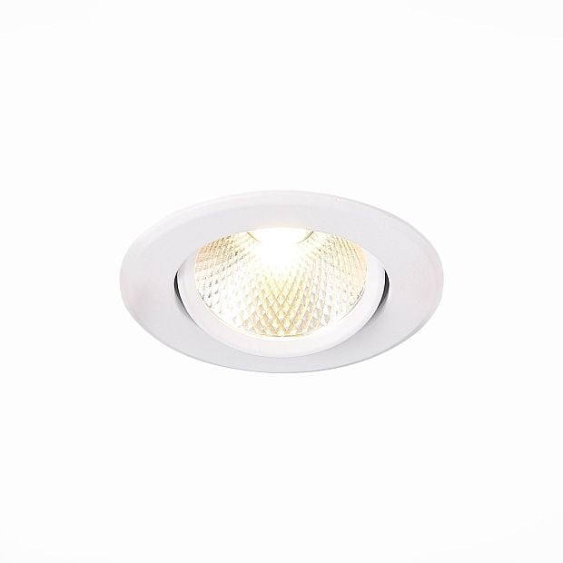 Св-к встр. Белый LED 1*8W 4000K 640Lm Ra80 36° IP20 D86xH50 220-240V