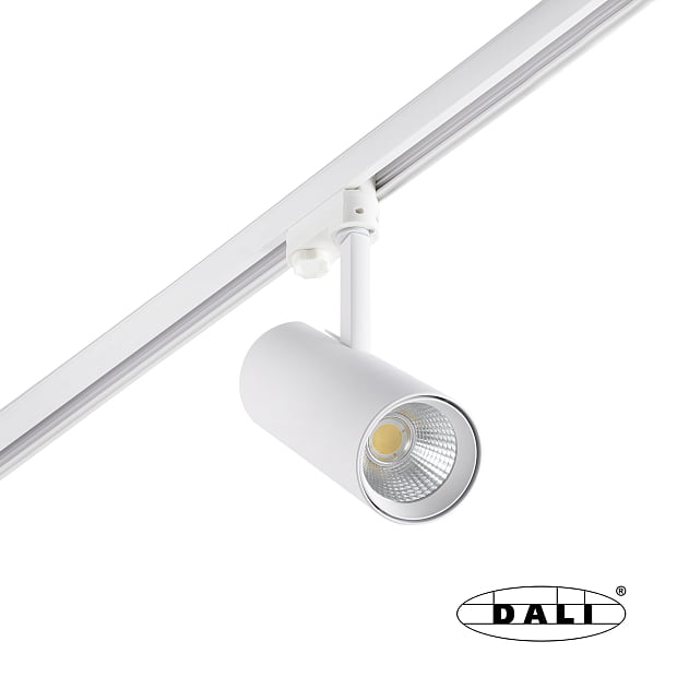 Трековый светильник Fuga LARGE белый LED 23,5W 3000K 24є DALI