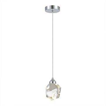 Подвес CASCATO Хром/Прозрачный LED 1*3W 3000K