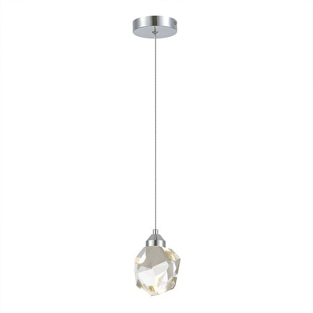 Подвес CASCATO Хром/Прозрачный LED 1*3W 3000K