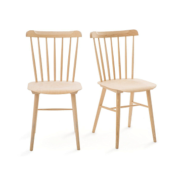 Комплект из 2 стульев, Ivy La Redoute комплект из 2 бежевый