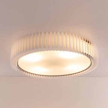 Rotor Chandelier white acrylic - L - вплотную к потолку