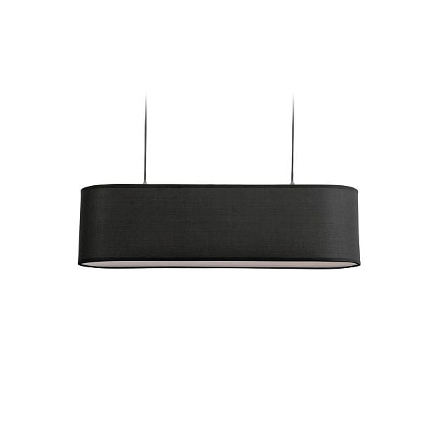 Palette lampshade in black 20 x 75 cm