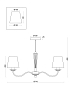 Превью Потолочная люстра Freya Osborn FR2027PL-05N