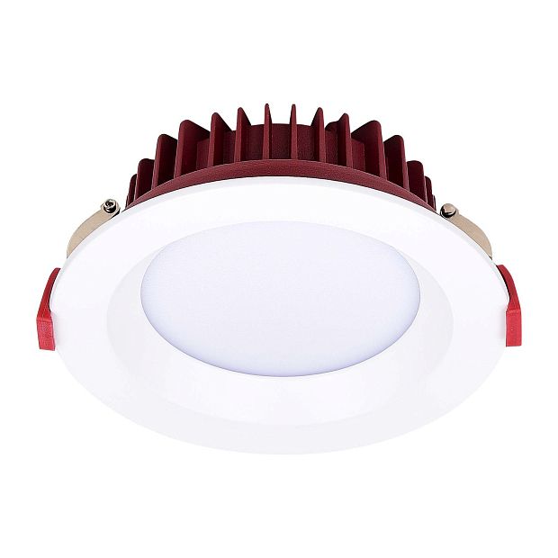 Св-к встр. Белый LED 1*18W 3000K 1 440Lm Ra80 100° IP44 D140xH52 100-240VV