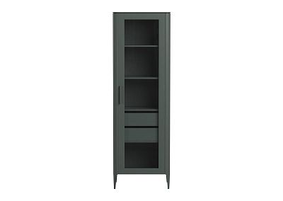 Витрина Type oak стеклянная высота 200 см R (черный)