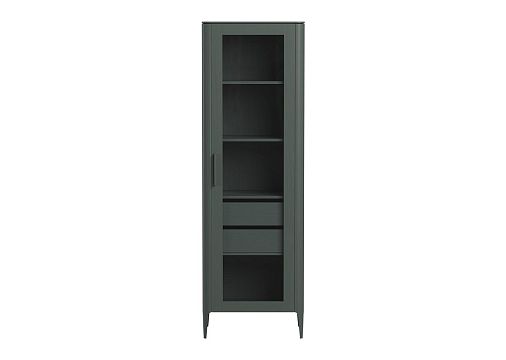 Витрина Type oak стеклянная высота 200 см R (черный)