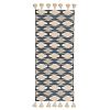 Превью Ковер из хлопка синего цвета argyle из коллекции ethnic, 70х160 см