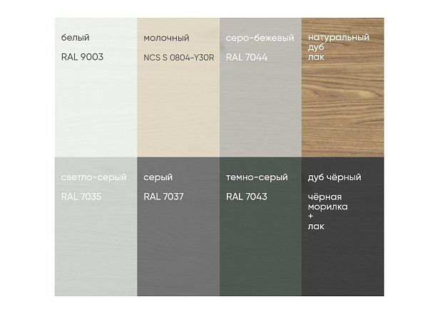 Тумба Type oak 2 двери 3 ящика (белый)