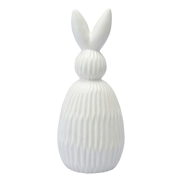 Декор из фарфора белого цвета trendy bunny из коллекции essential, 12,5х12,5x30,5 см