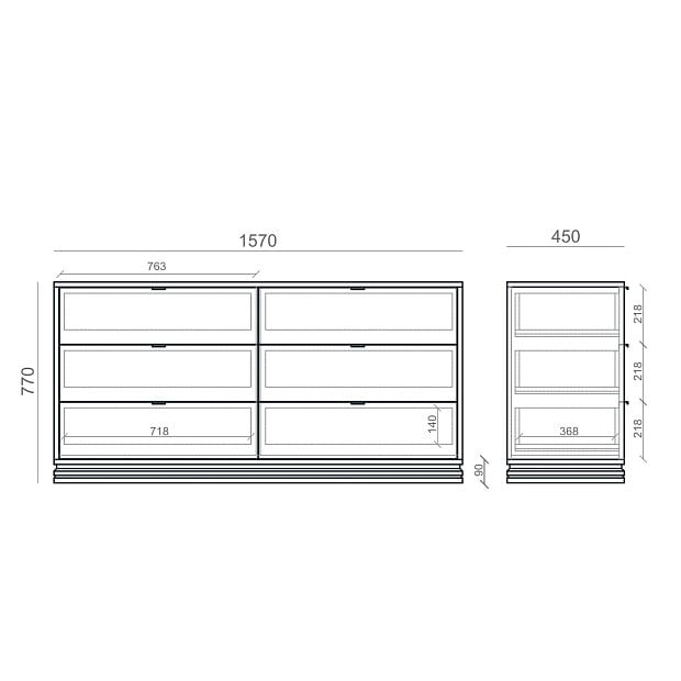 Комод TLD059