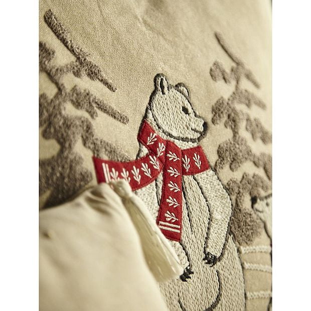 Подушка декоративная festive bears из коллекции new year essential, 45х45 см