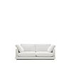 Превью Gala 3-местный диван белого цвета 210 см