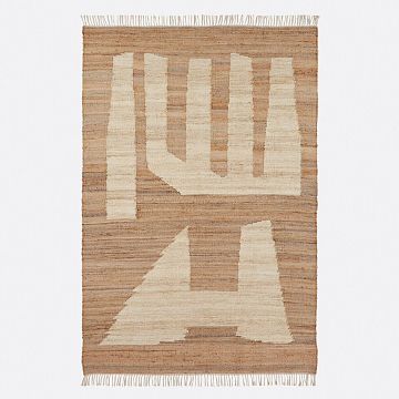 Ковер 80 джут Uralio 160 x 230 см бежевый