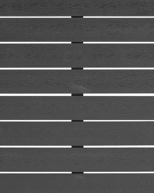 Sirley Уличный стол из черного алюминия 70 x 70 см