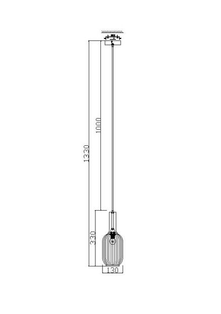 Подвесной светильник Zelma FR8013PL-01AM