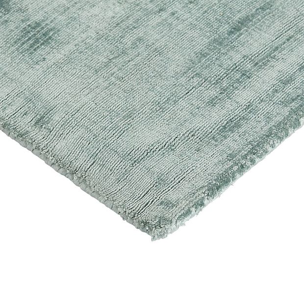 Ковер 100 Tencel с эффектом состаренной ткани Izri 200 x 290 см зеленый