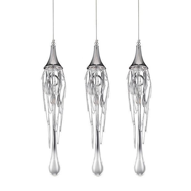 Подвесной светильник Goddess Tears 3 chrome P68009L-3 chrome