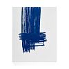 Превью Sagaro Абстрактное полотно в бело-голубых тонах 80 x 100 см
