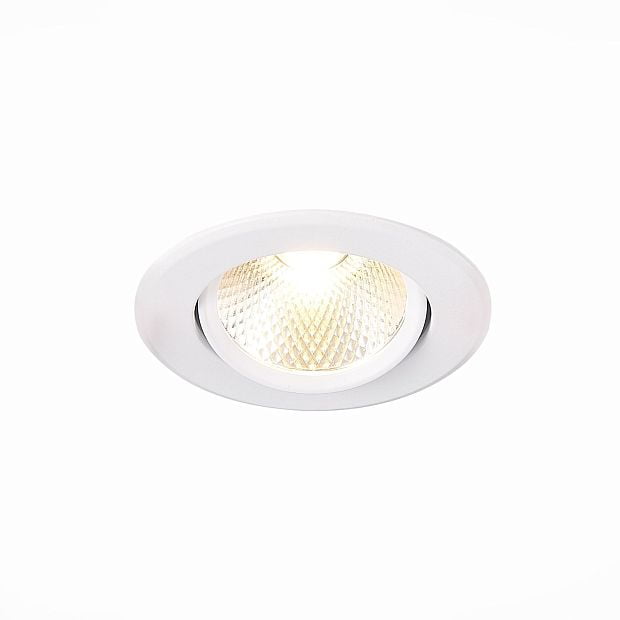 Св-к встр. Белый LED 1*8W 3000K 640Lm Ra80 36° IP20 D86xH50 220-240V